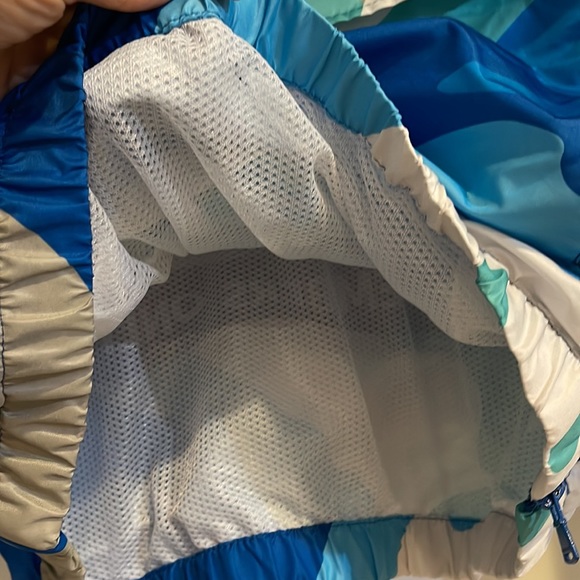 NWT Keith Haring x Members Only 1/4 ZIP Hooded Windbreaker jacket Tokyo Pop Camo - Picture 15 of 16